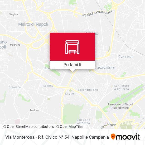 Mappa Via Monterosa - Rif. Civico N° 54