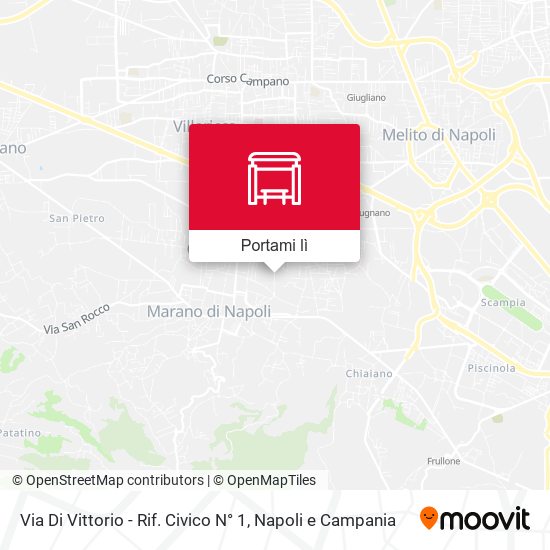 Mappa Via Di Vittorio - Rif. Civico N° 1