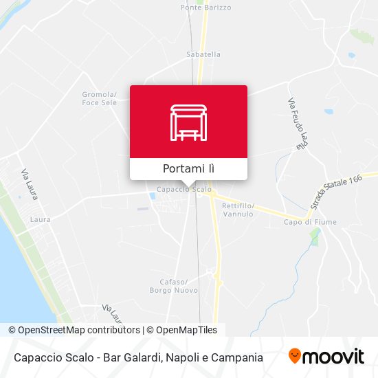 Mappa Capaccio Scalo - Bar Galardi