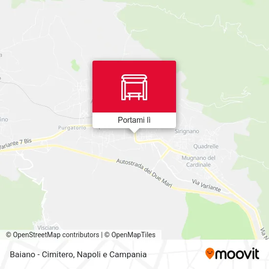 Mappa Baiano - Cimitero