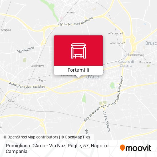 Mappa Pomigliano D'Arco - Via Naz. Puglie, 57