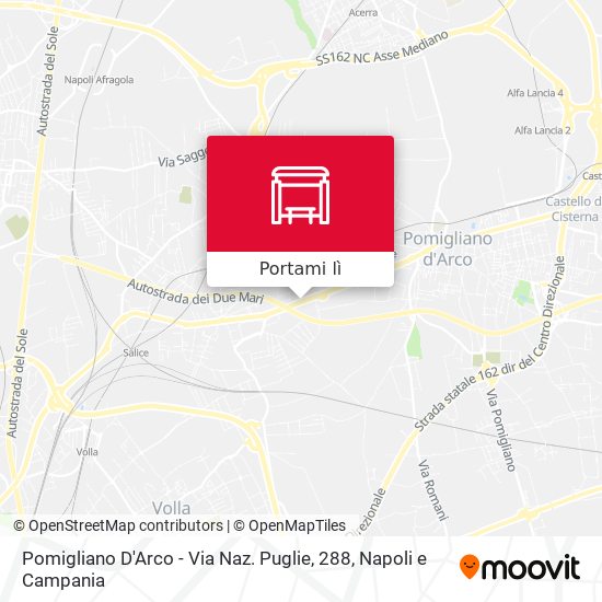 Mappa Pomigliano D'Arco - Via Naz. Puglie, 288