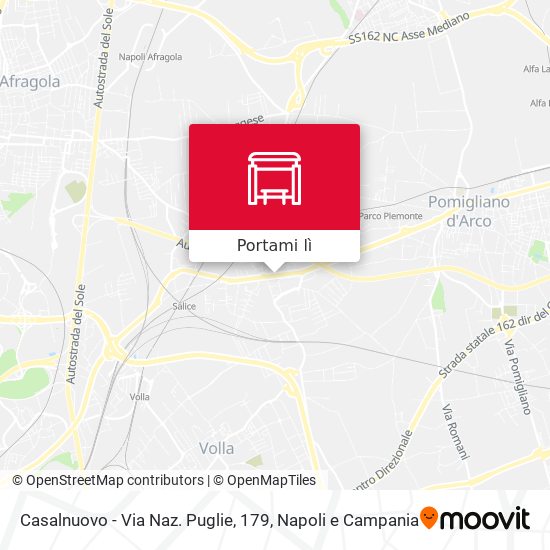 Mappa Casalnuovo - Via Naz. Puglie, 179