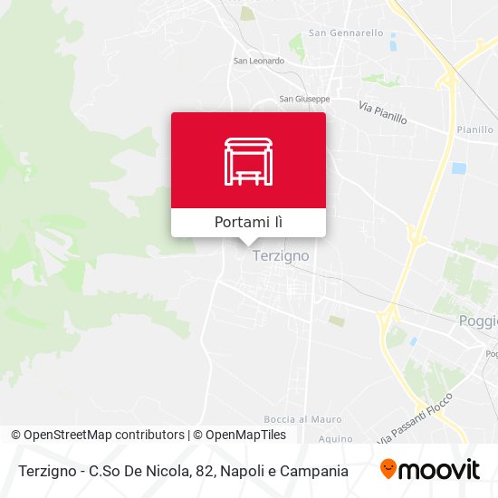 Mappa Terzigno - C.So De Nicola, 82