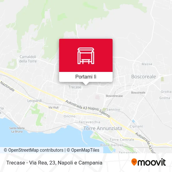 Mappa Trecase - Via Rea, 23
