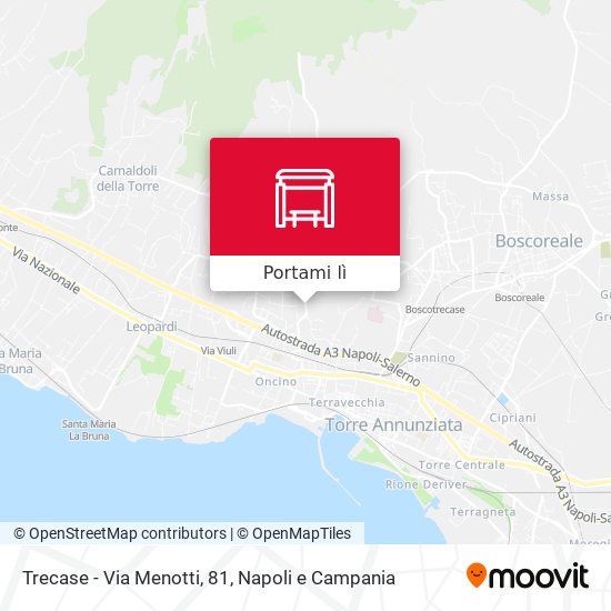 Mappa Trecase - Via Menotti, 81