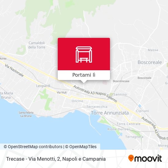 Mappa Trecase - Via Menotti, 2