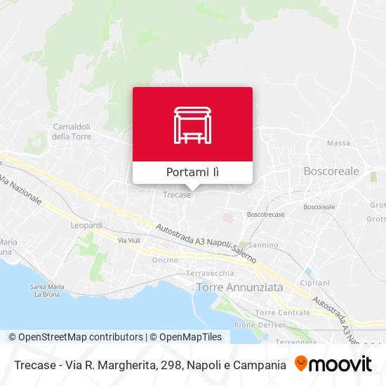 Mappa Trecase - Via R. Margherita, 298