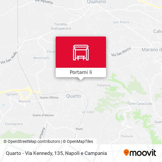 Mappa Quarto - Via Kennedy, 135