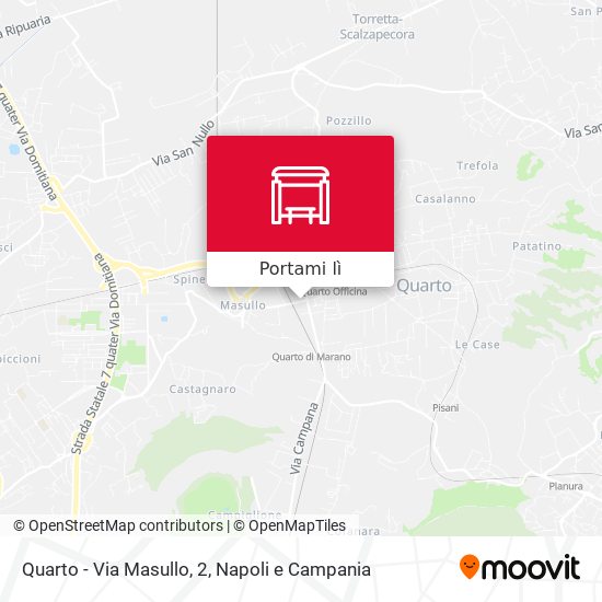 Mappa Quarto - Via Masullo, 2