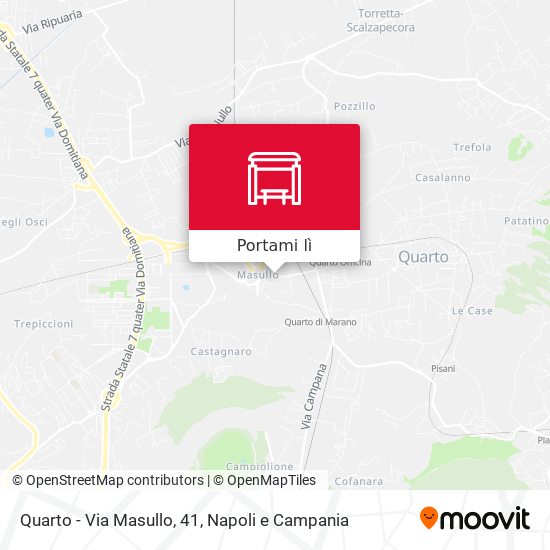 Mappa Quarto - Via Masullo, 41