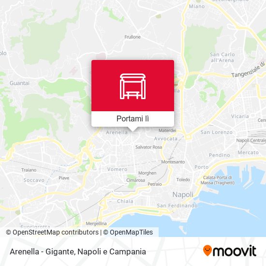 Mappa Arenella - Gigante