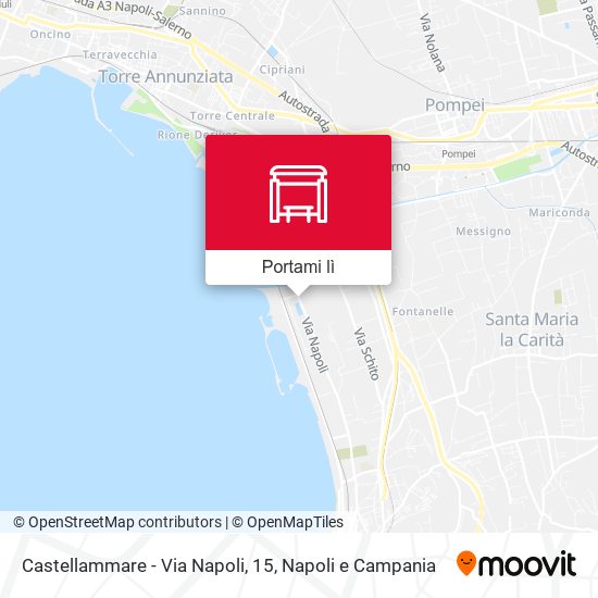 Mappa Castellammare - Via Napoli, 15