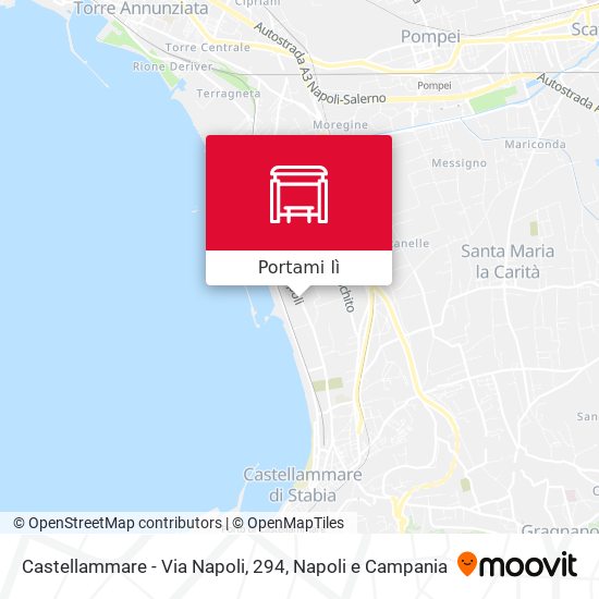 Mappa Castellammare - Via Napoli, 294