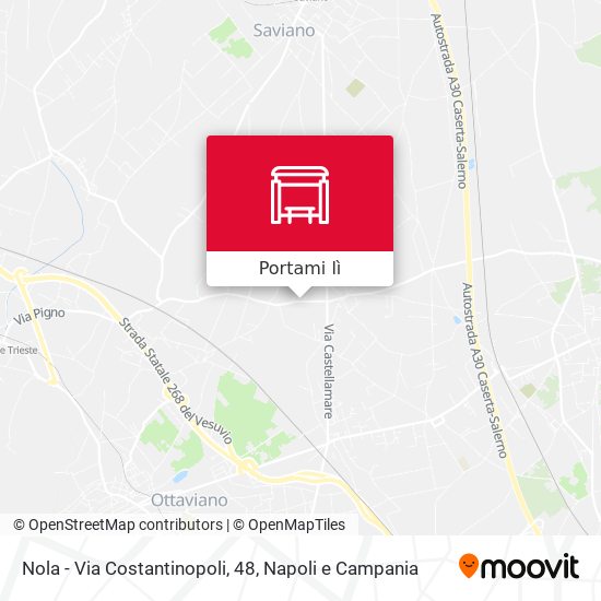 Mappa Nola - Via Costantinopoli, 48