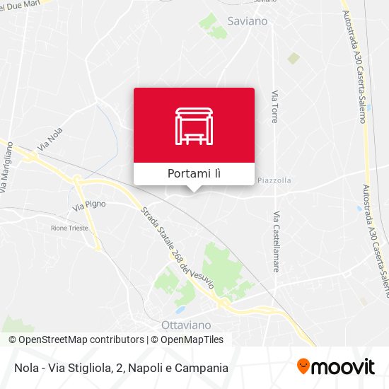 Mappa Nola - Via Stigliola, 2