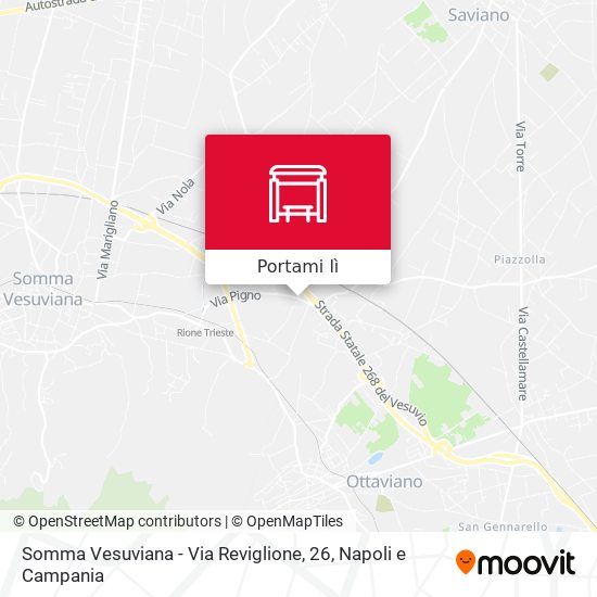 Mappa Somma Vesuviana - Via Reviglione, 26