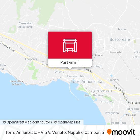 Mappa Torre Annunziata - Via V. Veneto