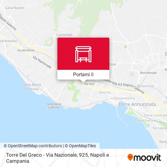 Mappa Torre Del Greco - Via Nazionale, 925