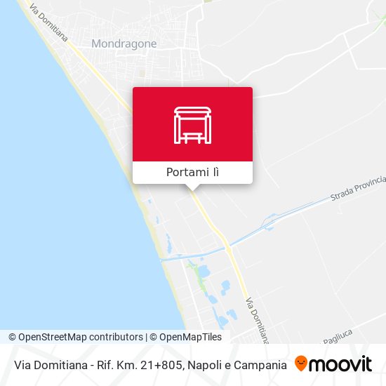 Mappa Via Domitiana - Rif. Km. 21+805