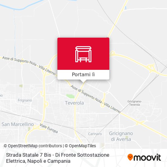Mappa Strada Statale 7 Bis - Di Fronte Sottostazione Elettrica