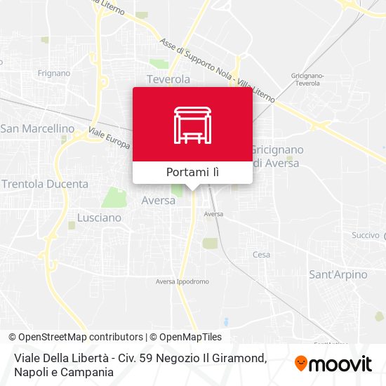 Mappa Viale Della Libertà - Civ. 59 Negozio Il Giramond