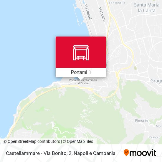 Mappa Castellammare - Via Bonito, 2