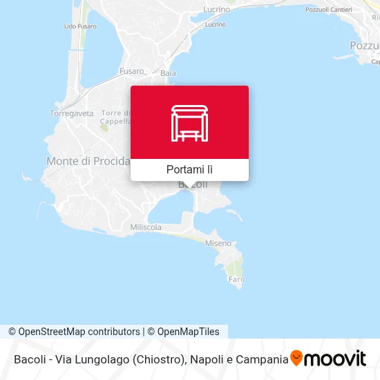 Mappa Bacoli - Via Lungolago (Chiostro)