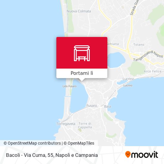 Mappa Bacoli - Via Cuma, 55