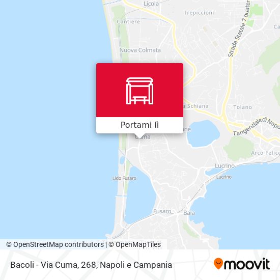 Mappa Bacoli - Via Cuma, 268