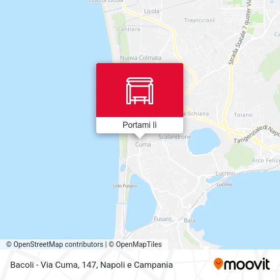 Mappa Bacoli - Via Cuma, 147