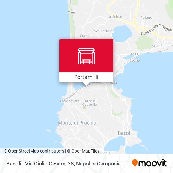 Mappa Bacoli - Via Giulio Cesare, 38