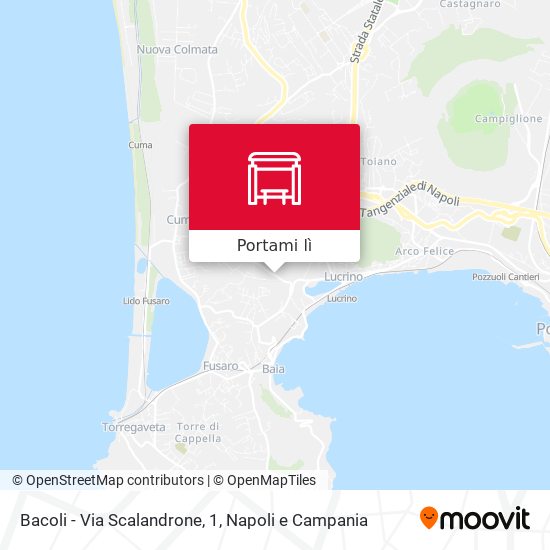 Mappa Bacoli - Via Scalandrone, 1