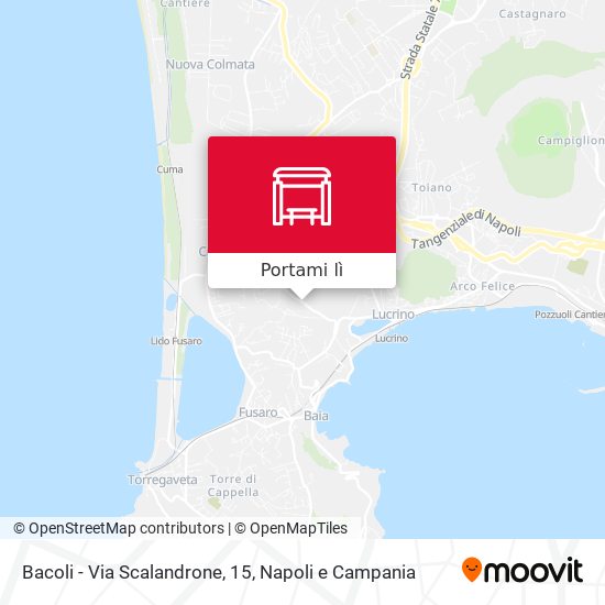 Mappa Bacoli - Via Scalandrone, 15