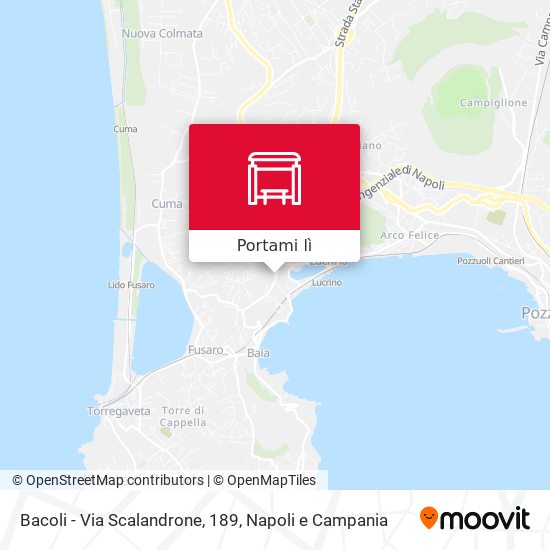 Mappa Bacoli - Via Scalandrone, 189