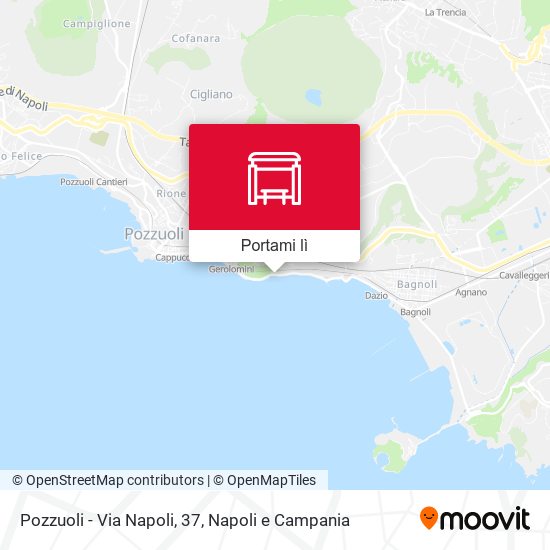 Mappa Pozzuoli - Via Napoli, 37