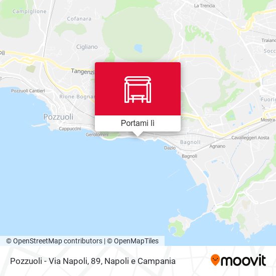 Mappa Pozzuoli - Via Napoli, 89