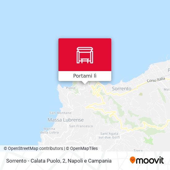 Mappa Sorrento - Calata Puolo, 2