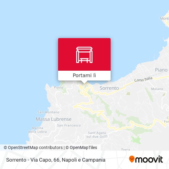 Mappa Sorrento - Via Capo, 66