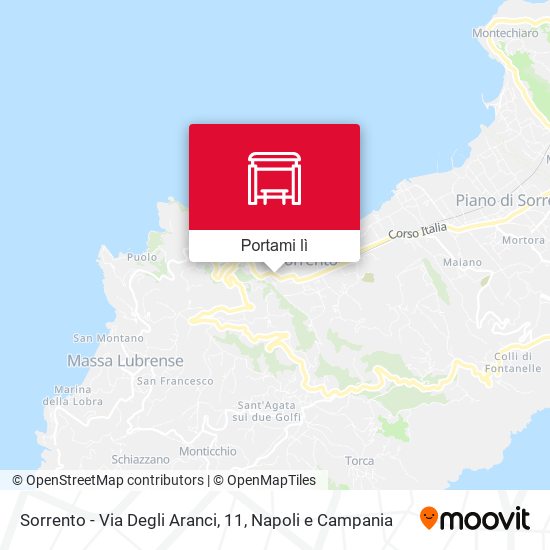Mappa Sorrento - Via Degli Aranci, 11