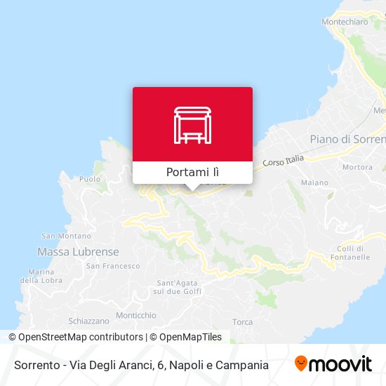 Mappa Sorrento - Via Degli Aranci, 6