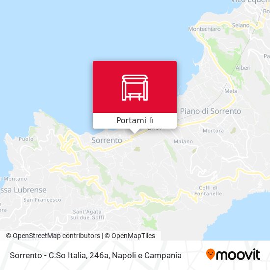 Mappa Sorrento - C.So Italia, 246a