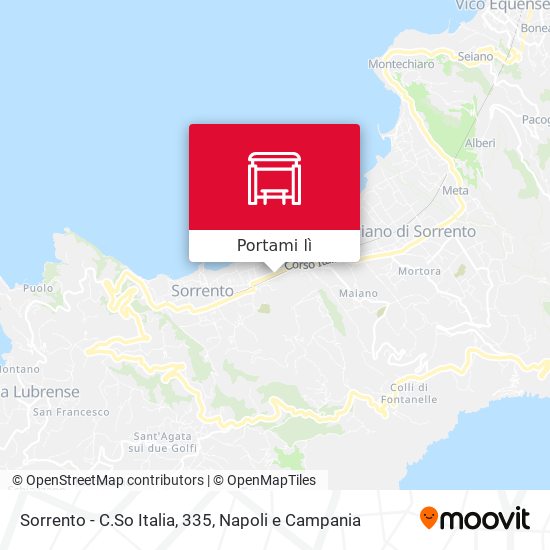 Mappa Sorrento - C.So Italia, 335