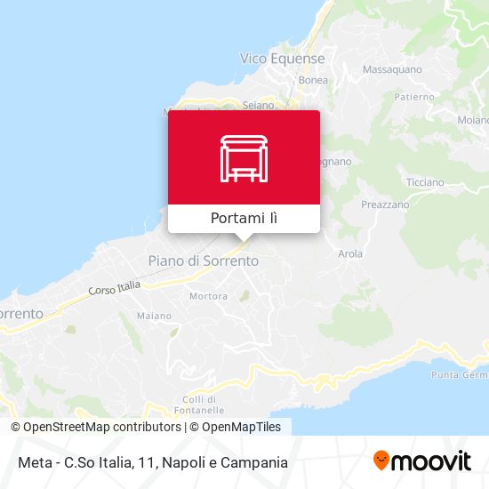 Mappa Meta - C.So Italia, 11