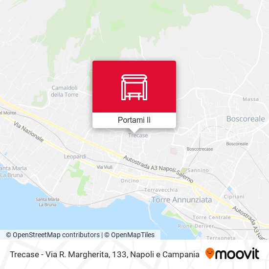 Mappa Trecase - Via R. Margherita, 133