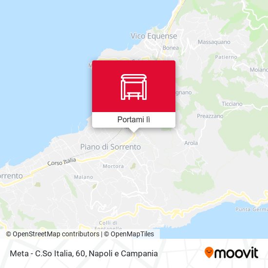 Mappa Meta - C.So Italia, 60