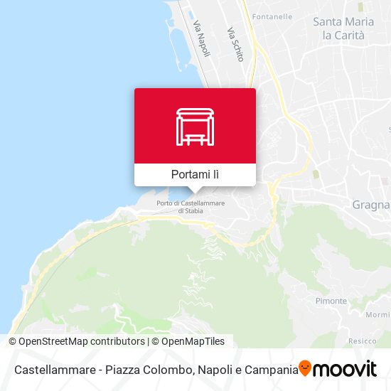 Mappa Castellammare - Piazza Colombo