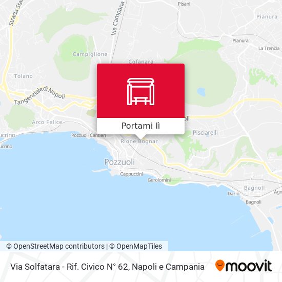 Mappa Via Solfatara - Rif. Civico N° 62