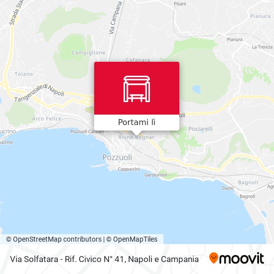 Mappa Via Solfatara - Rif. Civico N° 41