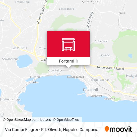 Mappa Via Campi Flegrei - Rif. Olivetti